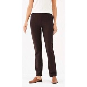 ✨2/$20 J. Jill Ponte Creased Legging Pants Brown Women's Size Small H13946